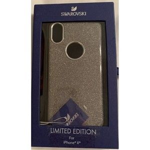 Swarovski # 5392042 Limited Edition Silver Rhinestone‎ Bling Phone Case iPhone X